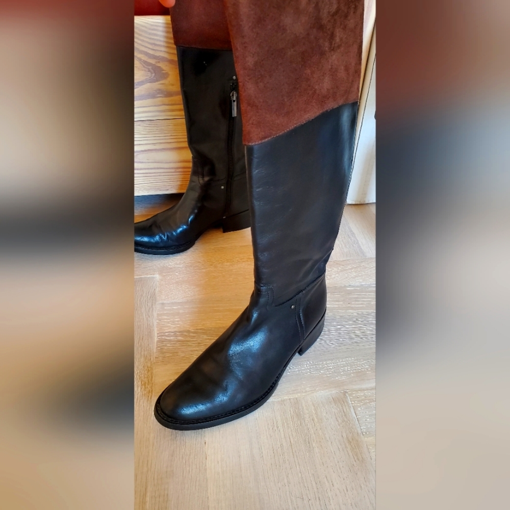 Kenneth Cole knee high Boots size 6 Black